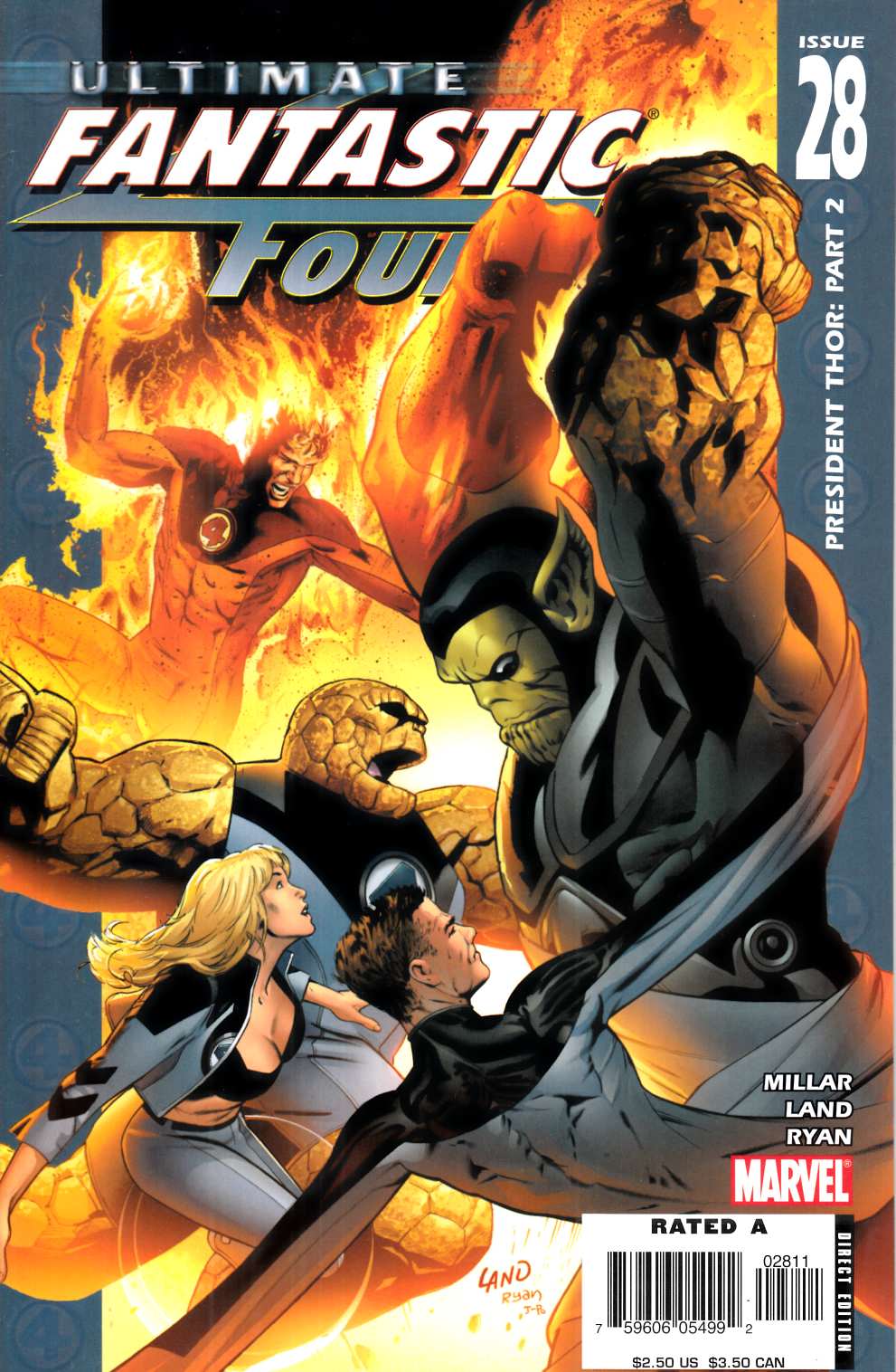 Ultimate Fantastic Four #28 Very Fine (8.0) [Marvel Comic] THUMBNAIL