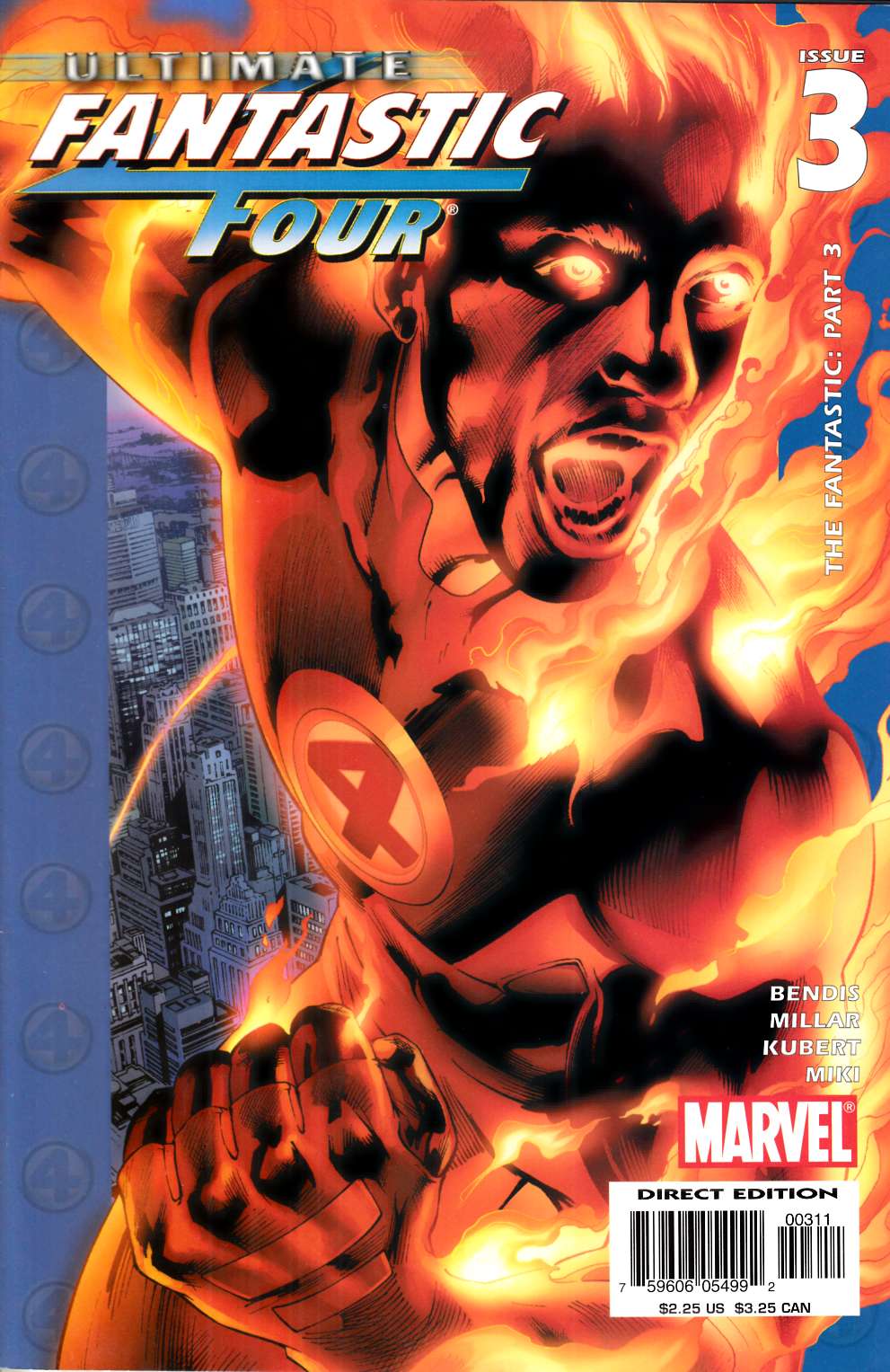 Ultimate Fantastic Four #3 Very Fine (8.0) [Marvel Comic] THUMBNAIL