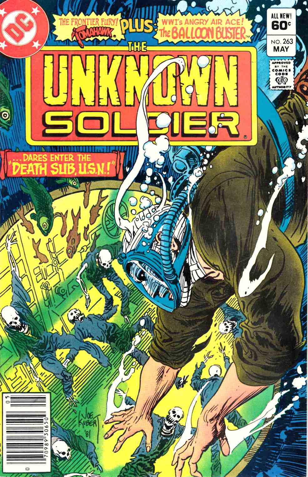 Unknown Soldier #263 Newsstand Edition Near Mint Minus (9.2) [DC Comic] LARGE