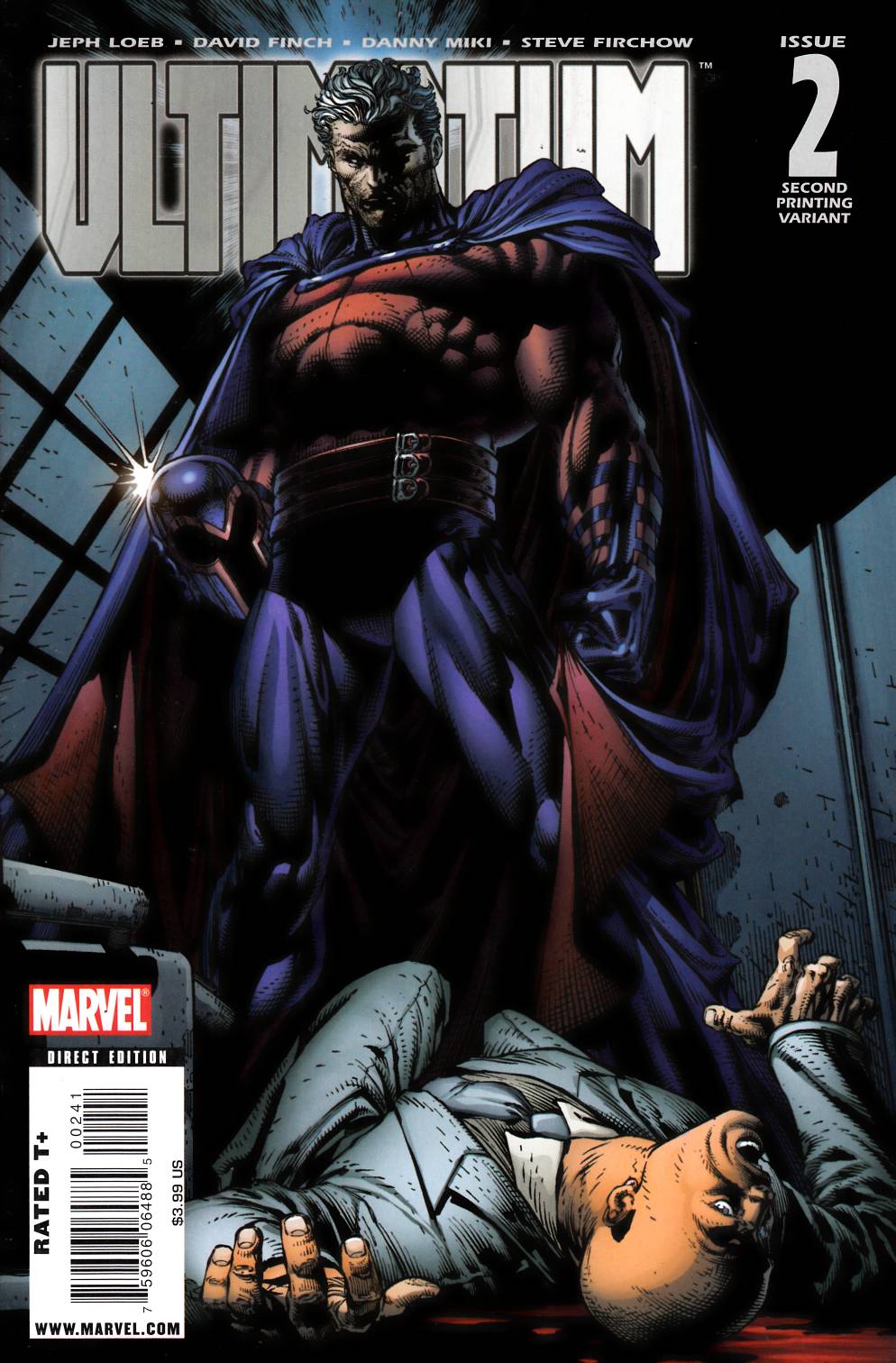 Ultimatum #2 Second Printing Near Mint (9.4) [Marvel Comic] LARGE