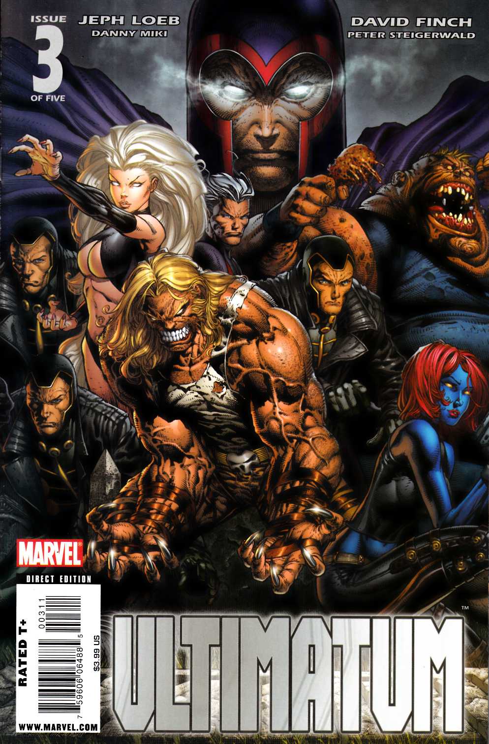 Ultimatum #3 Near Mint (9.4) [Marvel Comic] LARGE
