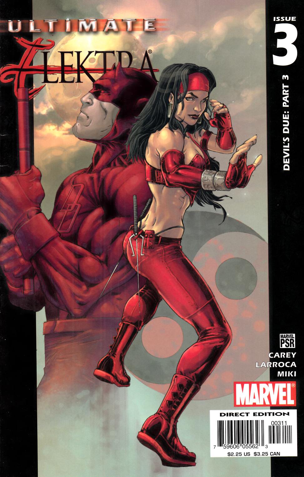 Ultimate Elektra #3 Very Fine (8.0) [Marvel Comic] LARGE