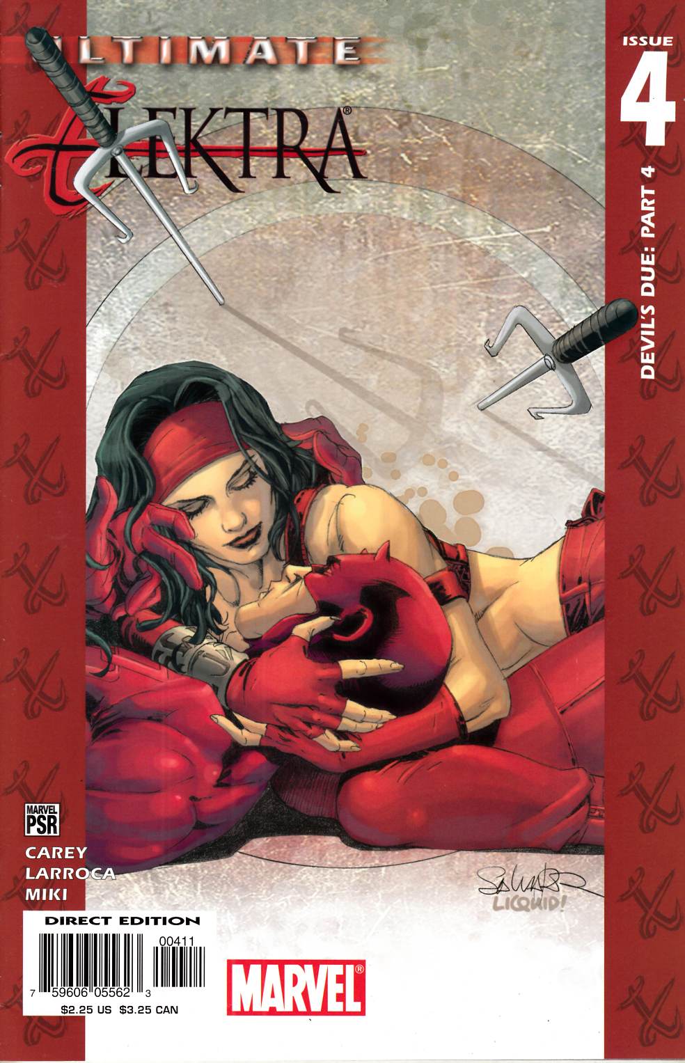 Ultimate Elektra #4 Very Fine (8.0) [Marvel Comic] LARGE