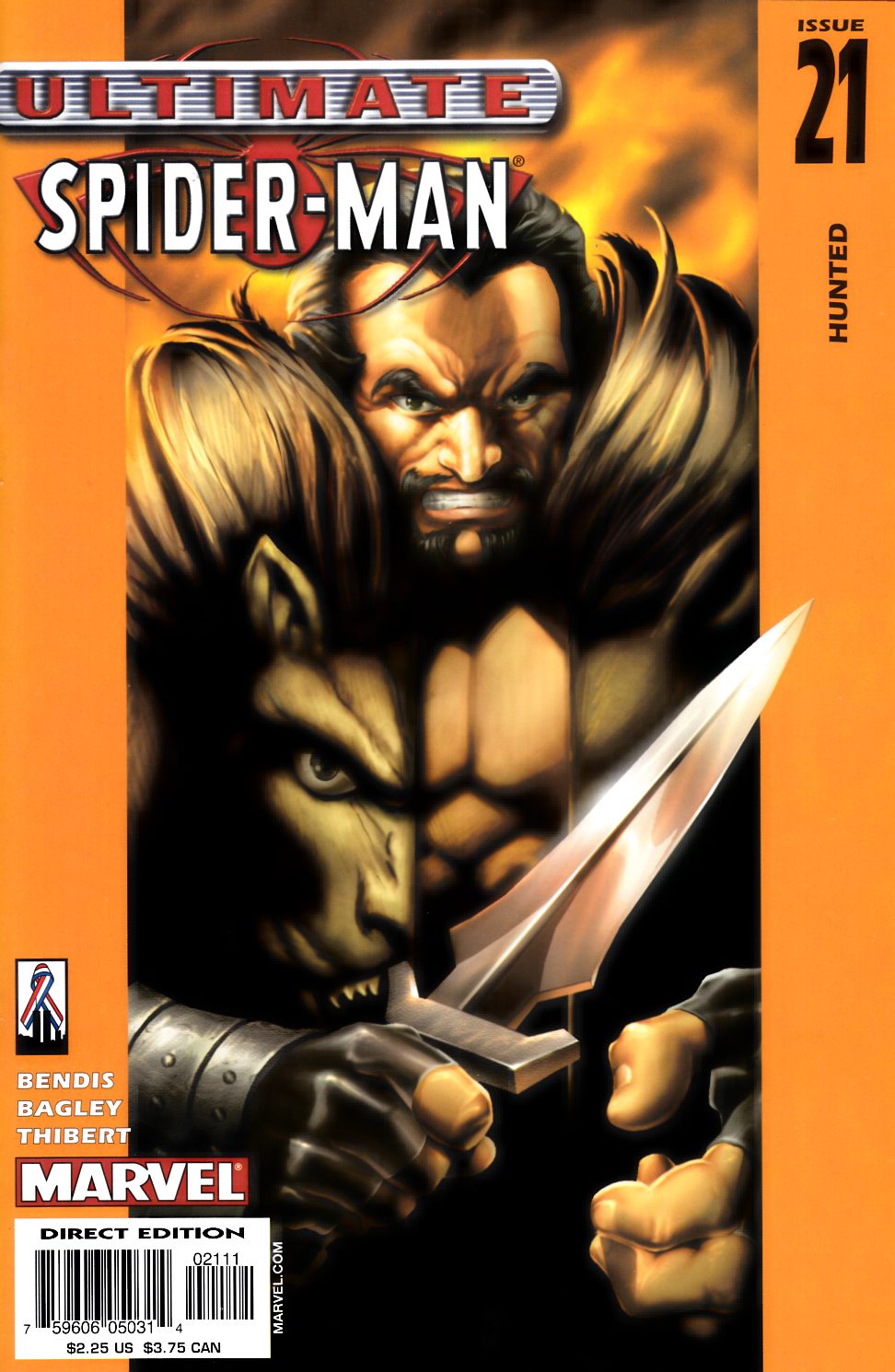 Ultimate Spider-Man #21 Very Fine (8.0) [Marvel Comic] THUMBNAIL