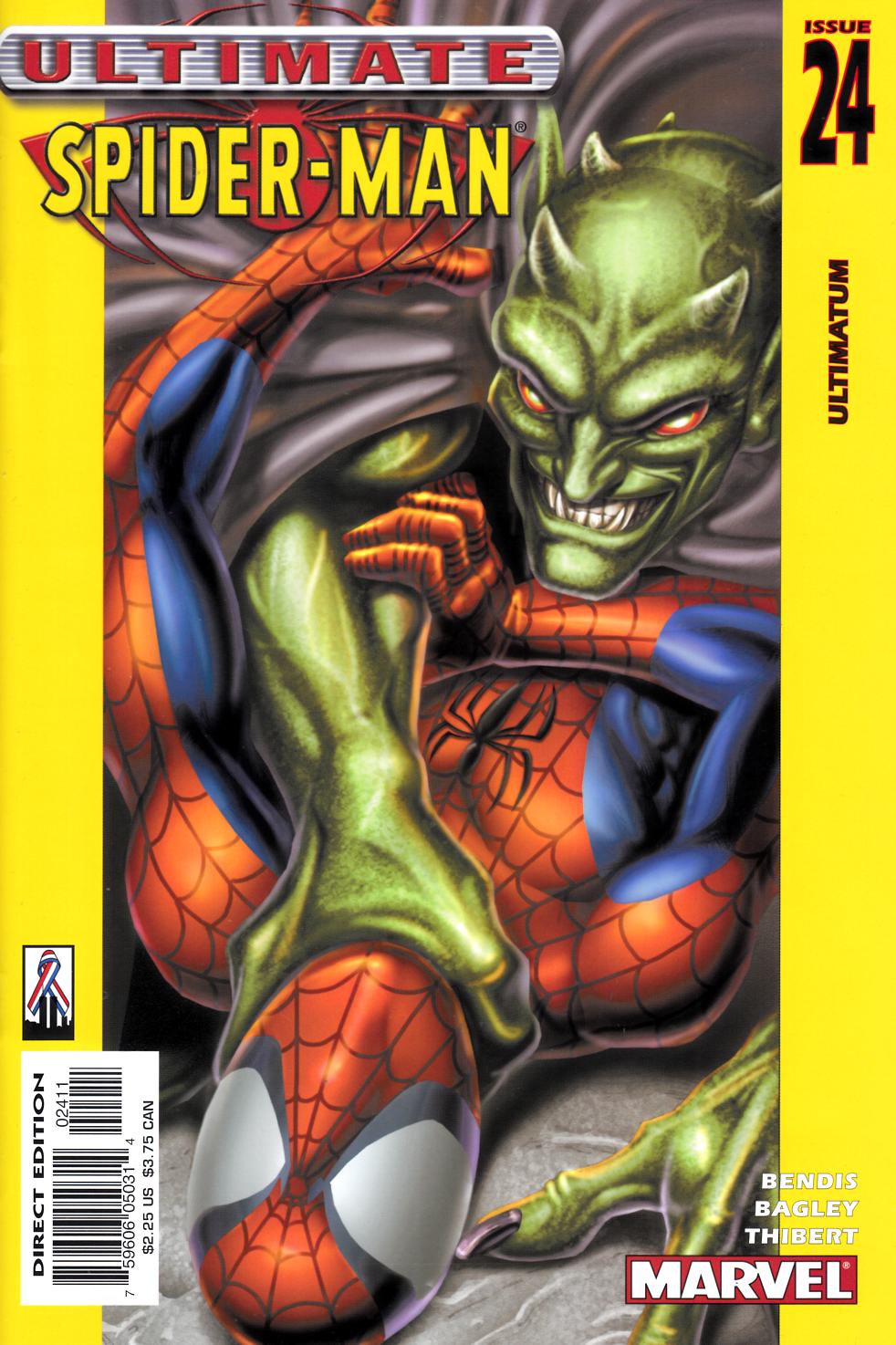 Ultimate Spider-Man #24 Near Mint (9.4) [Marvel Comic] LARGE