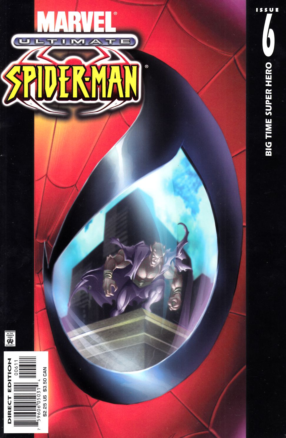 Ultimate Spider Man 6 Near Mint Minus 9 2 Marvel Comic Dreamlandcomics Com Online Store