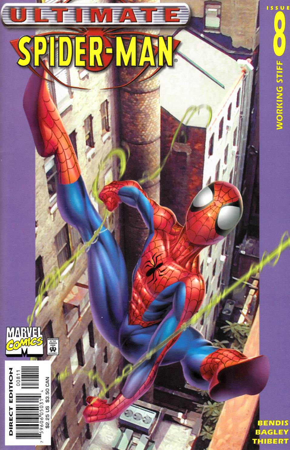 Ultimate Spider-Man #8 Fine (6.0) [Marvel Comic] THUMBNAIL