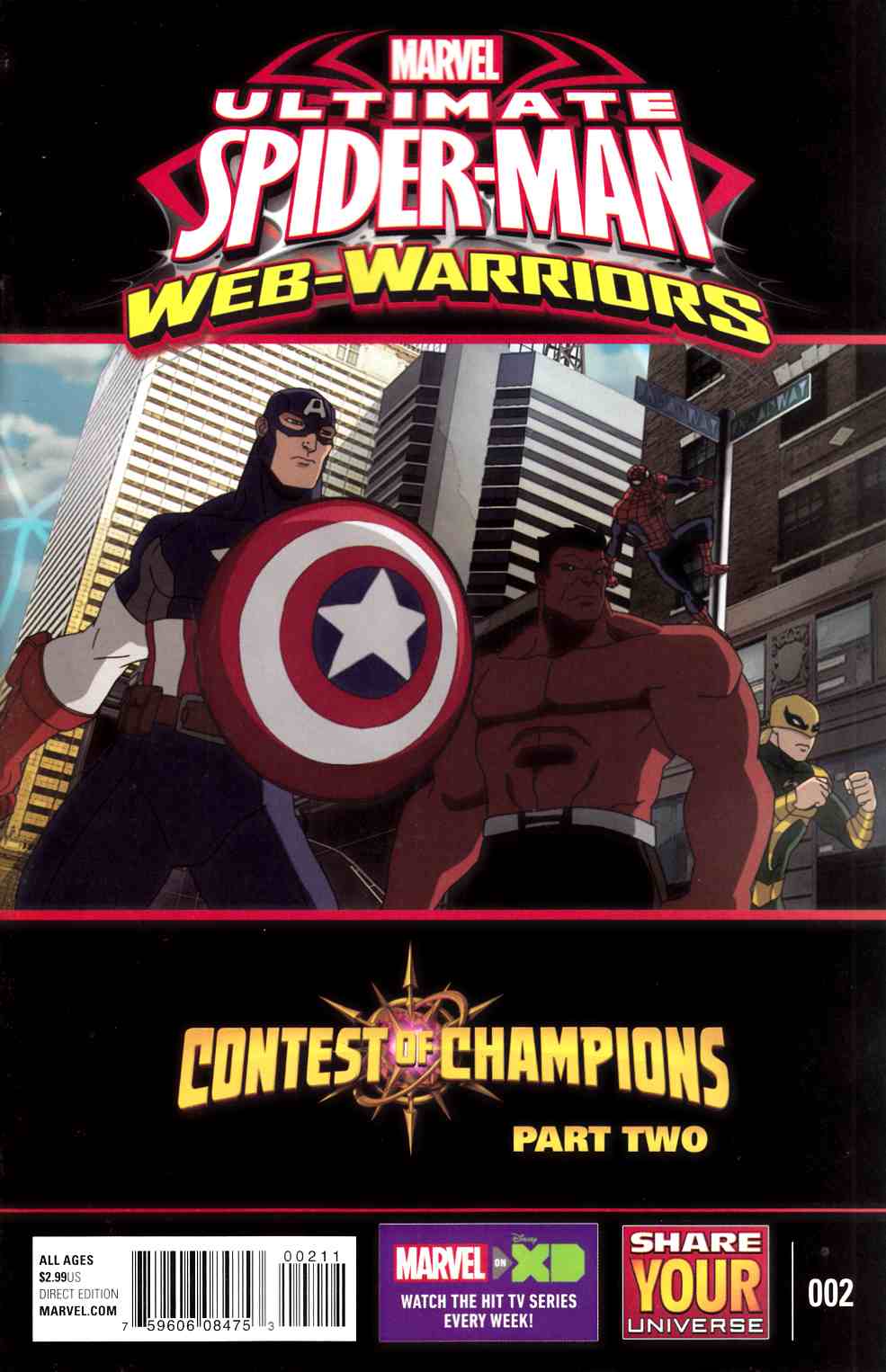 Marvel Universe Ultimate Spider-Man Contest Champions #2 [Marvel Comic] LARGE