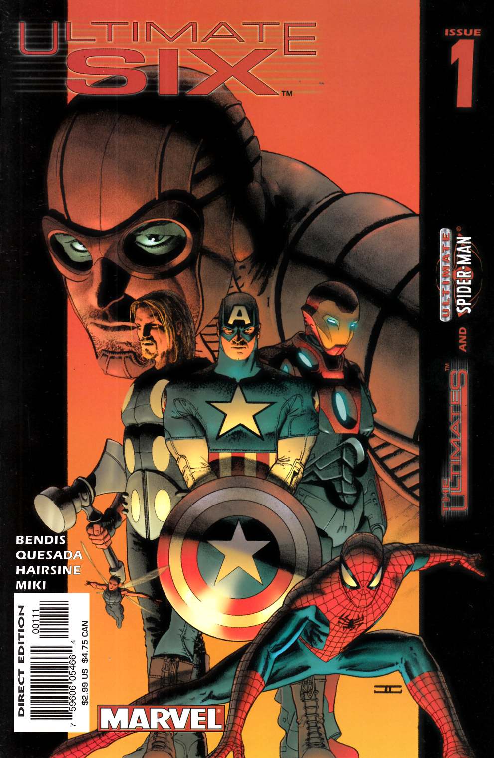 Ultimate Six #1 Very Fine (8.0) [Marvel Comic] LARGE