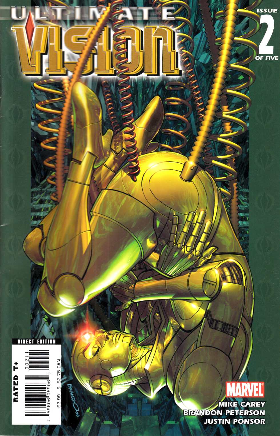 Ultimate Vision #2 Fine (6.0) [Marvel Comic] THUMBNAIL
