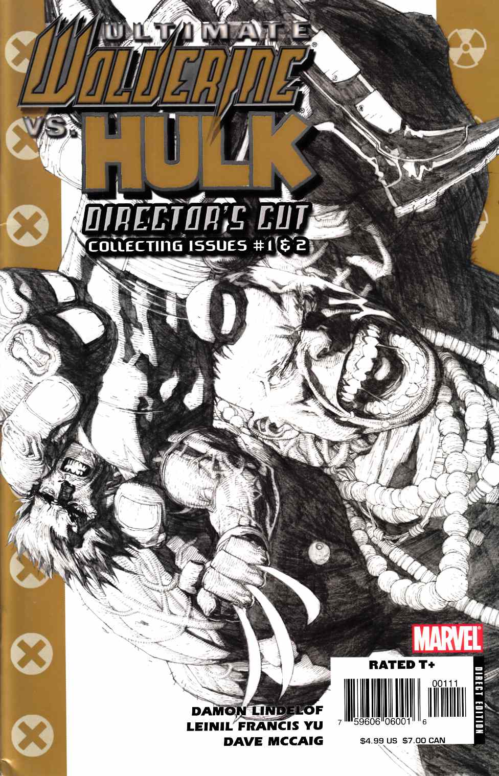 Ultimate Wolverine Vs. Hulk Directors Cut Fine (6.0) [Marvel Comic] LARGE