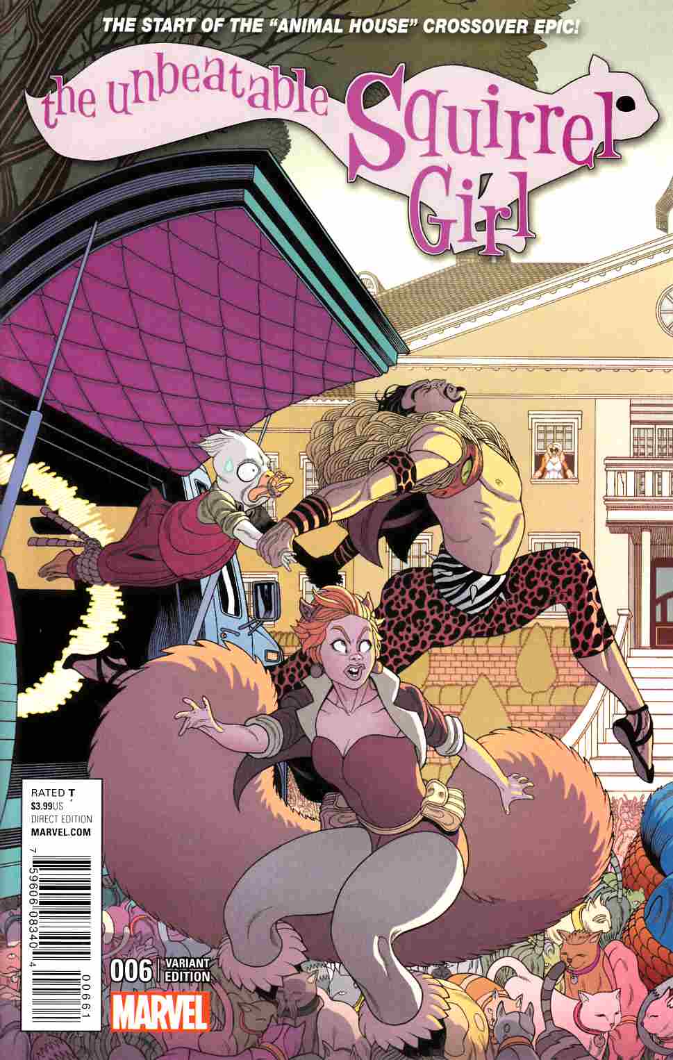 Unbeatable Squirrel Girl #6 Moore Connecting A Variant Cover [Marvel Comic] LARGE