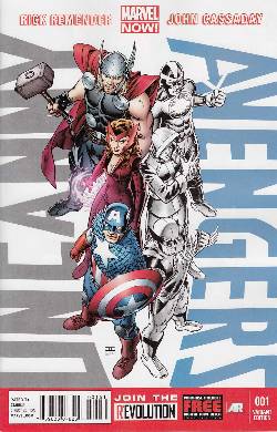Uncanny Avengers #1 Avengers Variant Cover [Comic] LARGE