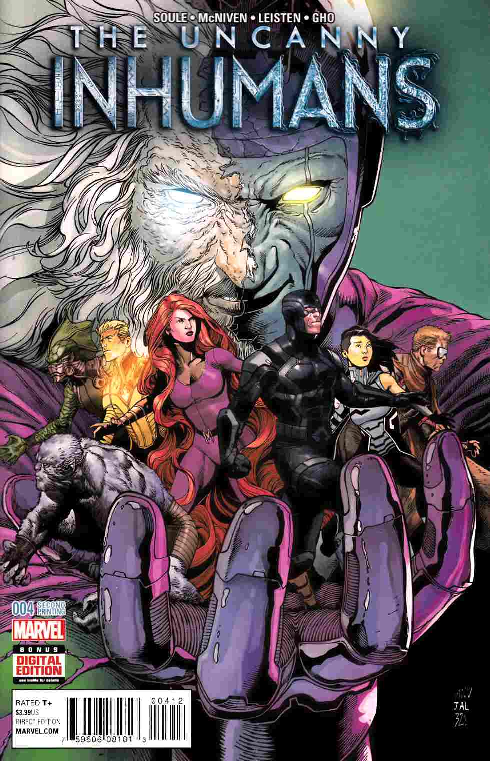 Uncanny Inhumans #4 Second Printing [Marvel Comic] THUMBNAIL