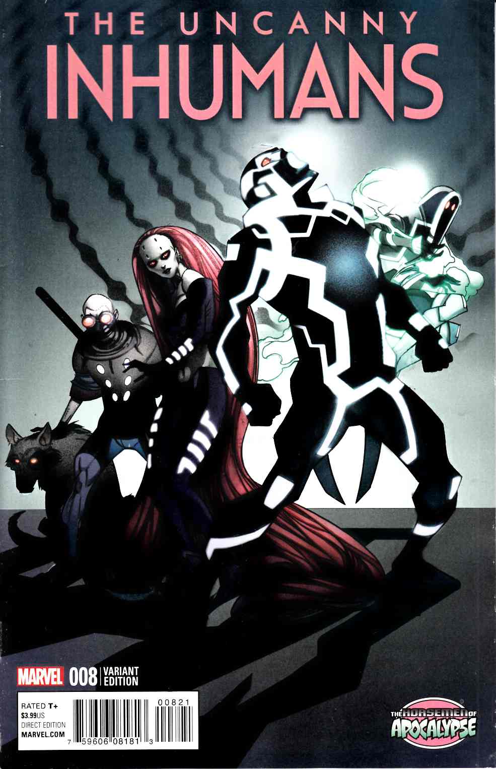 Uncanny Inhumans #8 Ferry AoA Variant Cover [Marvel Comic] THUMBNAIL