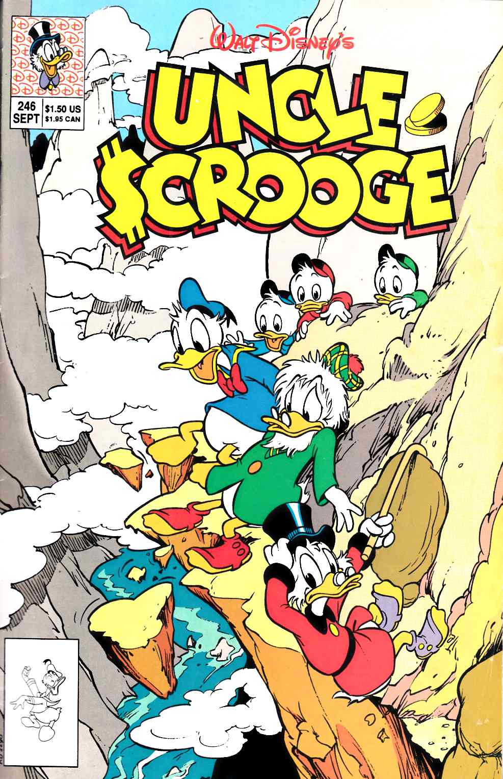 Uncle Scrooge #246 Fine (6.0) [Gladstone Comic] THUMBNAIL