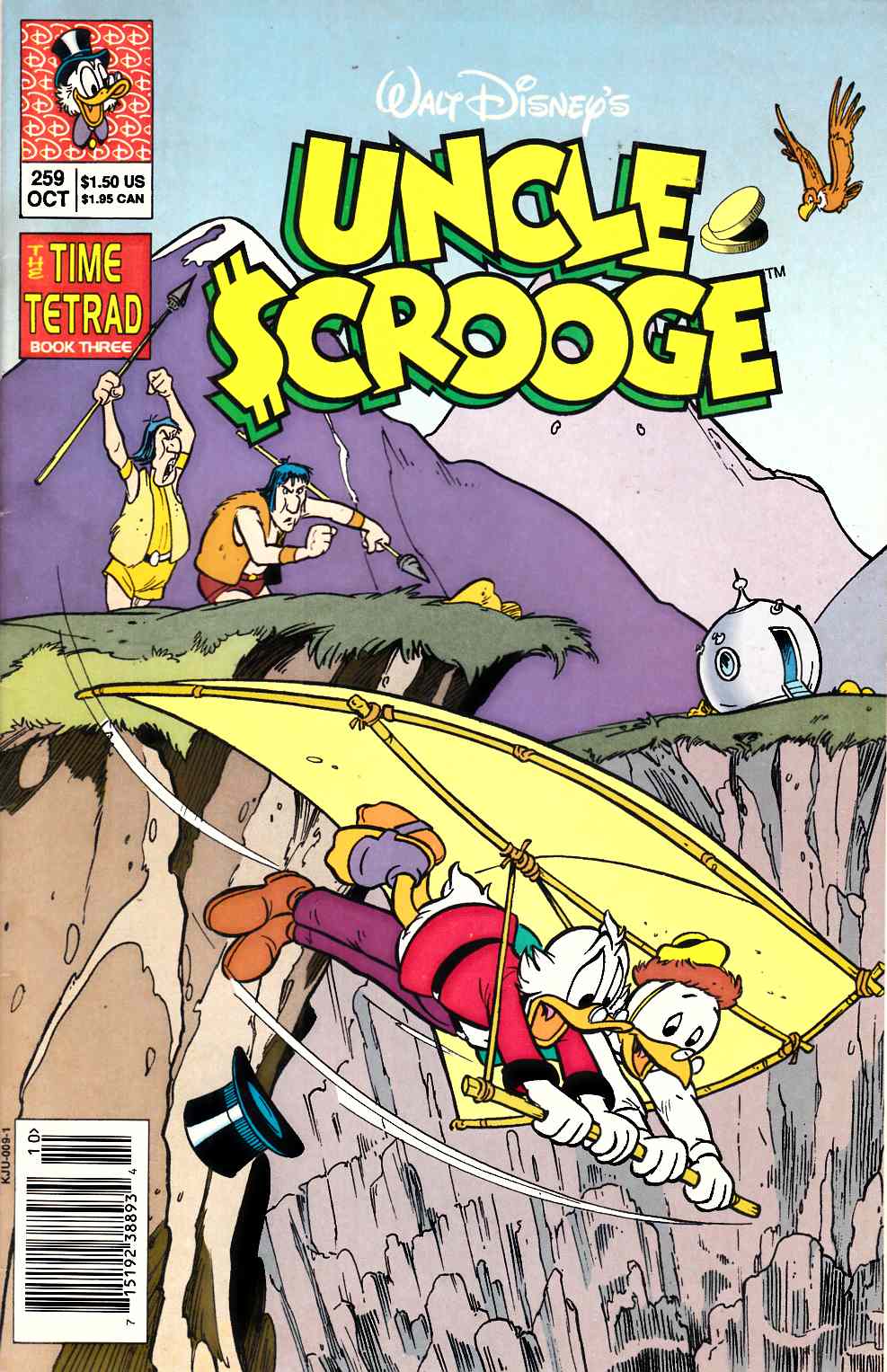 Uncle Scrooge #259 Newsstand Edition Very Fine (8.0) [Gladstone Comic] THUMBNAIL