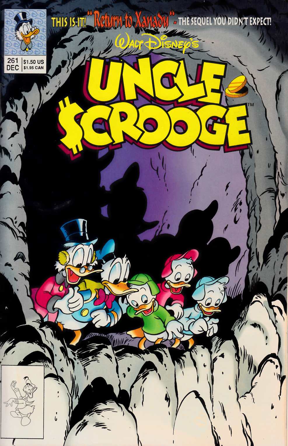 Uncle Scrooge #261 Very Good/Fine (5.0) [Gladstone Comic] THUMBNAIL