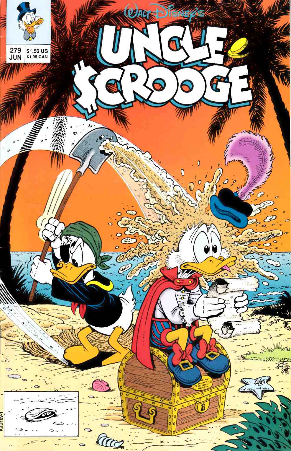 Uncle Scrooge #279 Very Fine (8.0) [Gladstone Comic] THUMBNAIL
