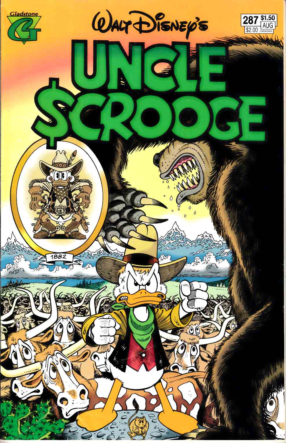 Uncle Scrooge #287 Very Good Minus (3.5) [Gladstone Comic] LARGE