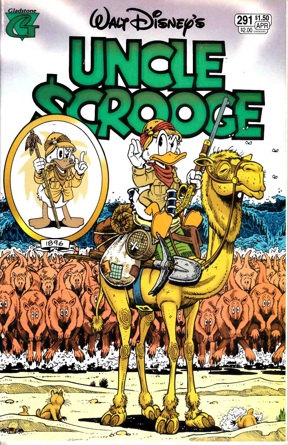 Uncle Scrooge #291 Very Fine (8.0) [Gladstone Comic] LARGE