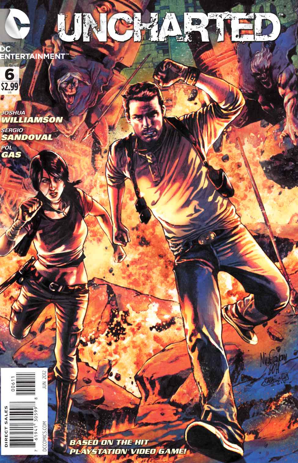 Uncharted #6 Very Fine (8.0) [DC Comic] LARGE