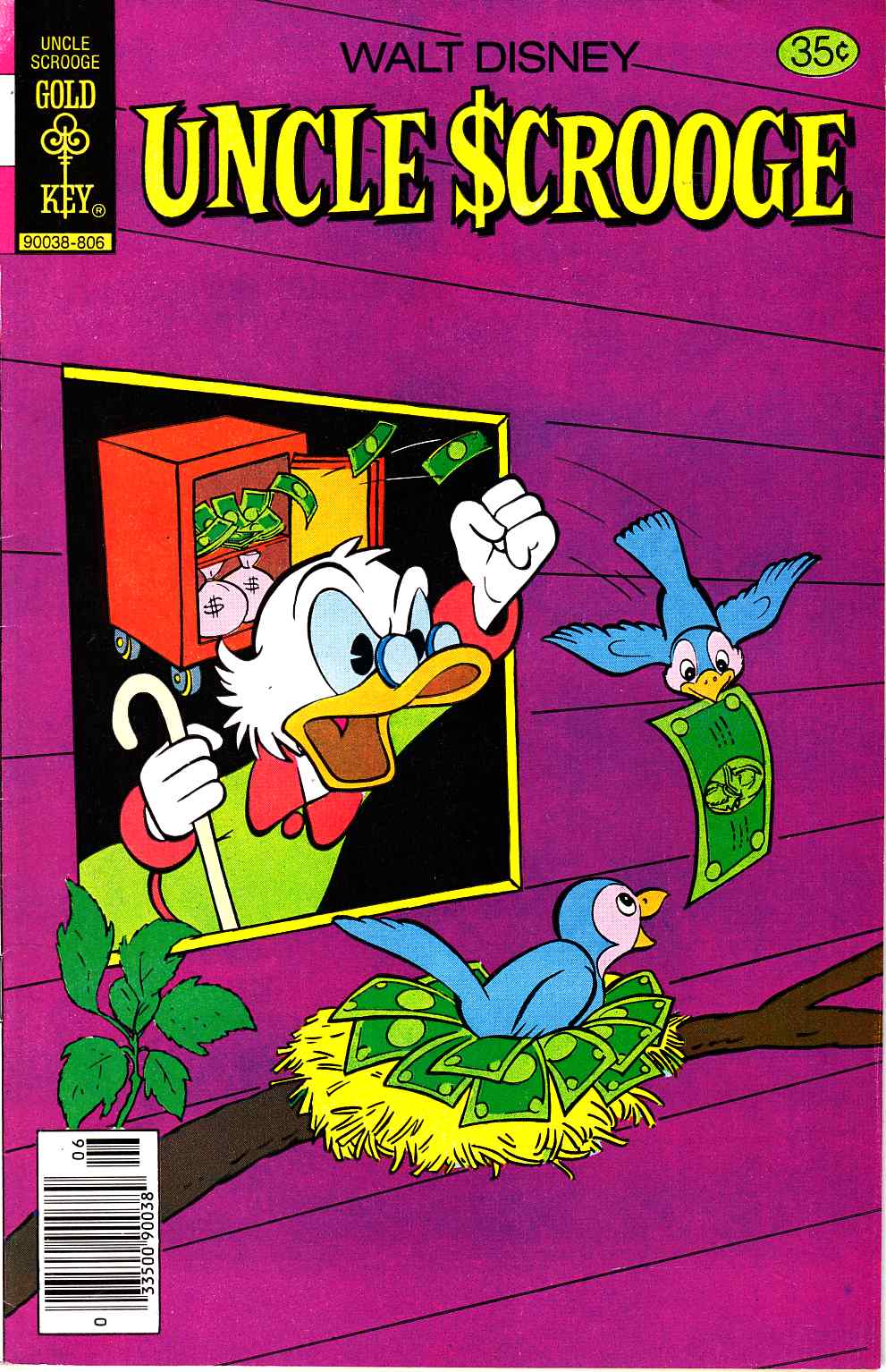 Uncle Scrooge #153 Very Fine Minus (7.5) [Gold Key Comic] THUMBNAIL