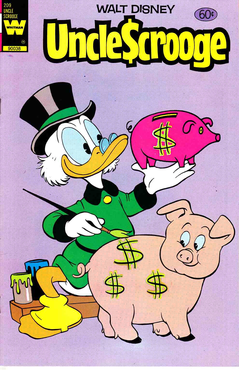 Uncle Scrooge #209 Very Fine (8.0) [Whitman Comic] THUMBNAIL