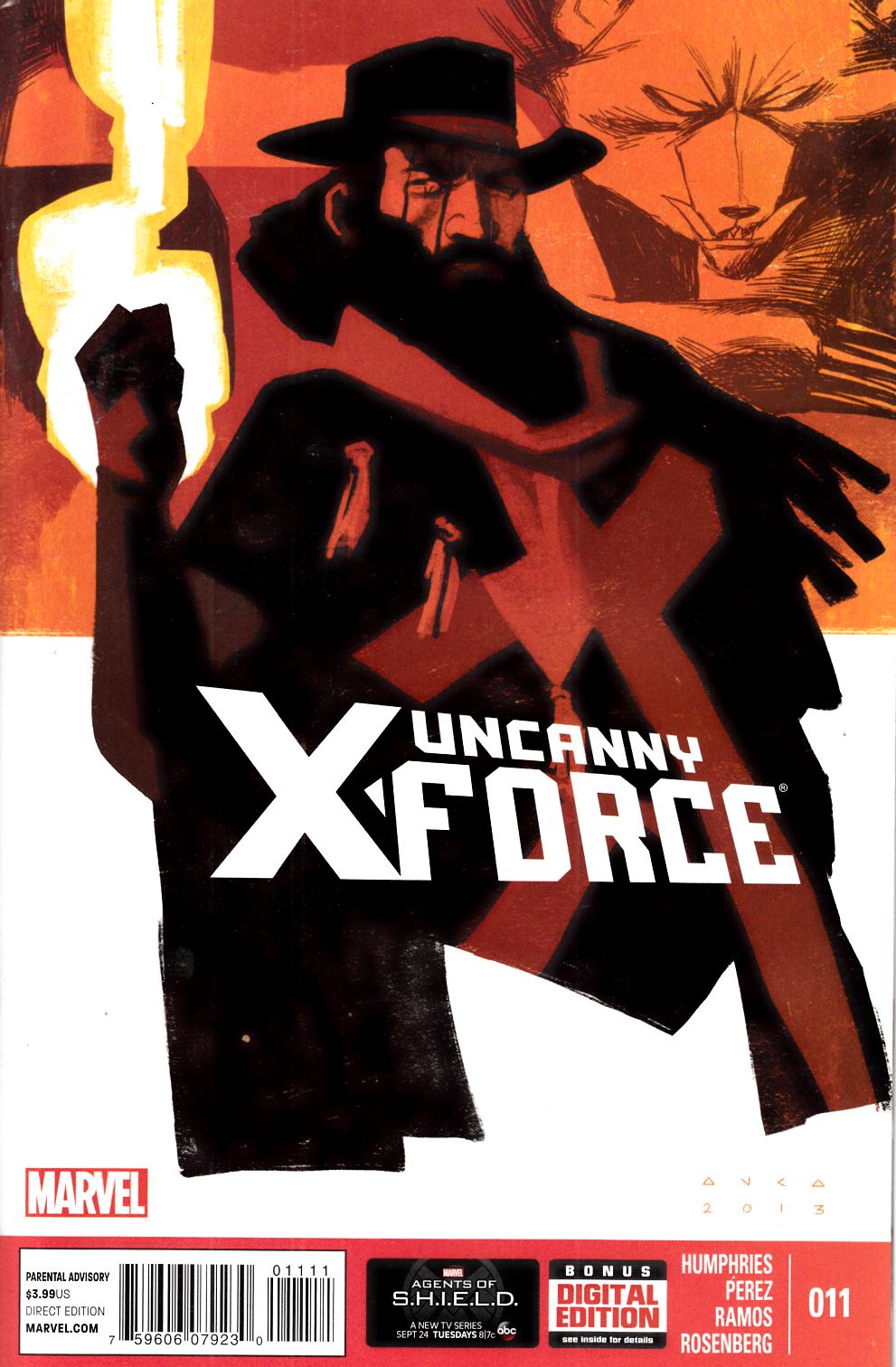 Uncanny X-Force #11 Near Mint (9.4) [Marvel Comic] LARGE