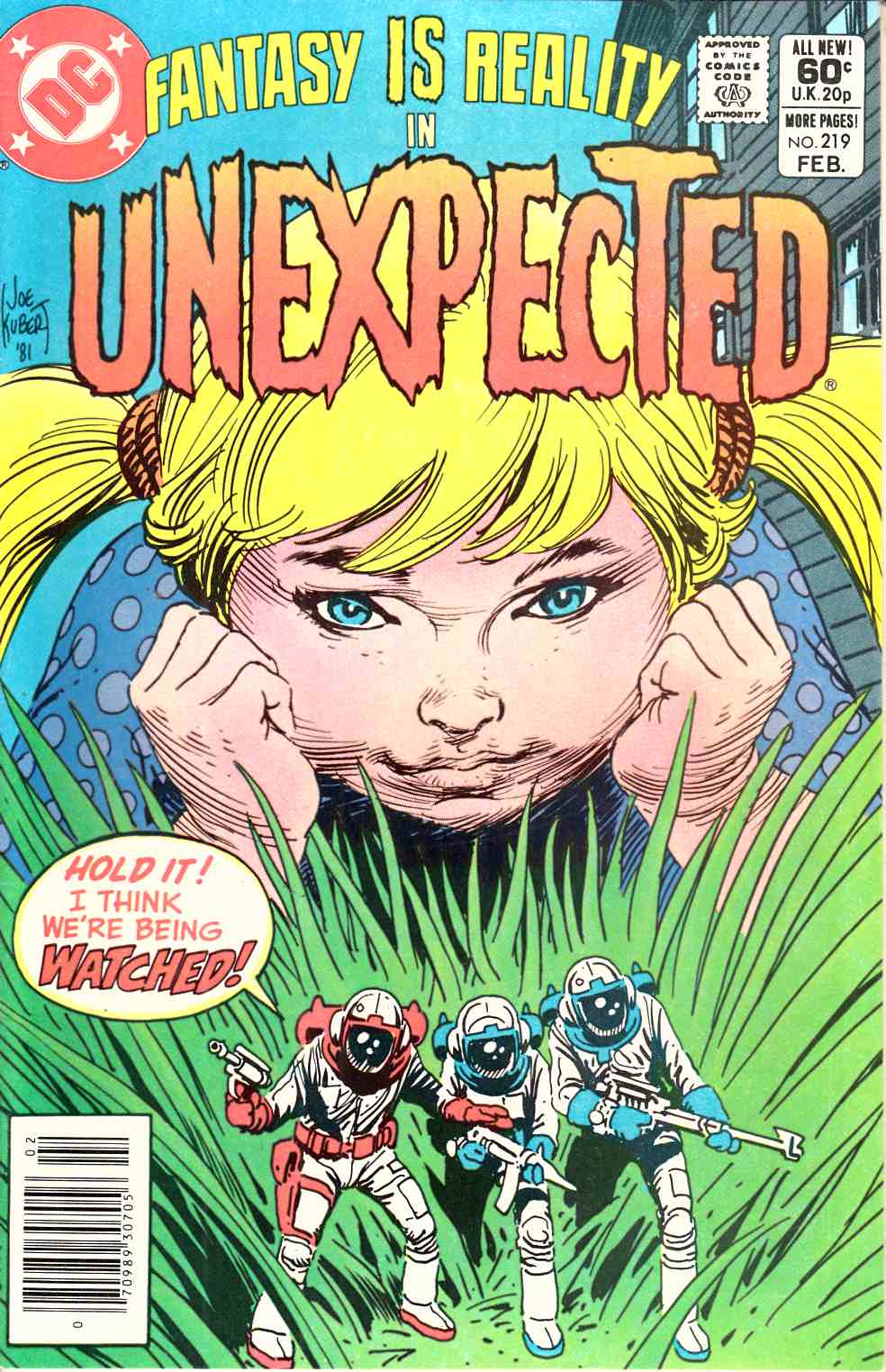 Unexpected #219 Newsstand Edition Very Fine/Near Mint (9.0) [DC Comic] LARGE