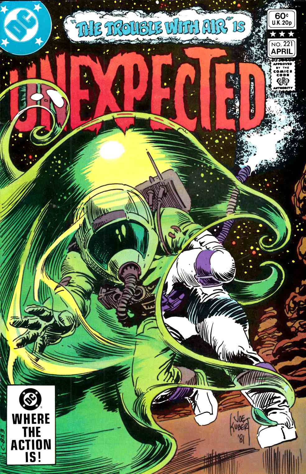Unexpected #221 Newsstand Edition Very Fine/Near Mint (9.0) [DC Comic] LARGE