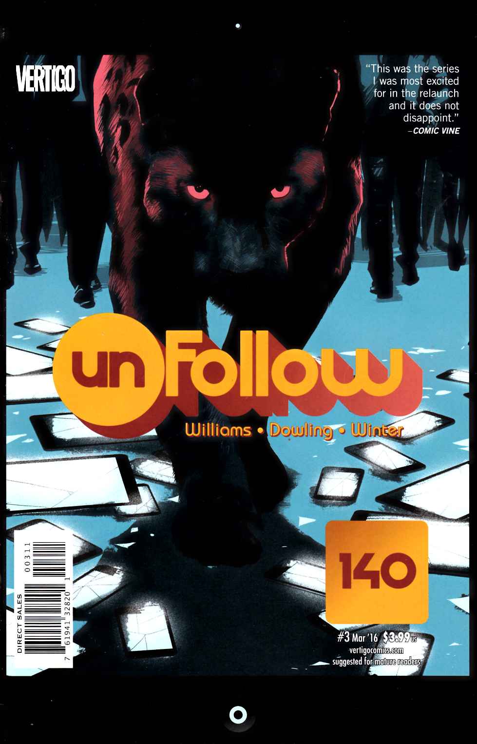 Unfollow #3 [DC Comic] LARGE