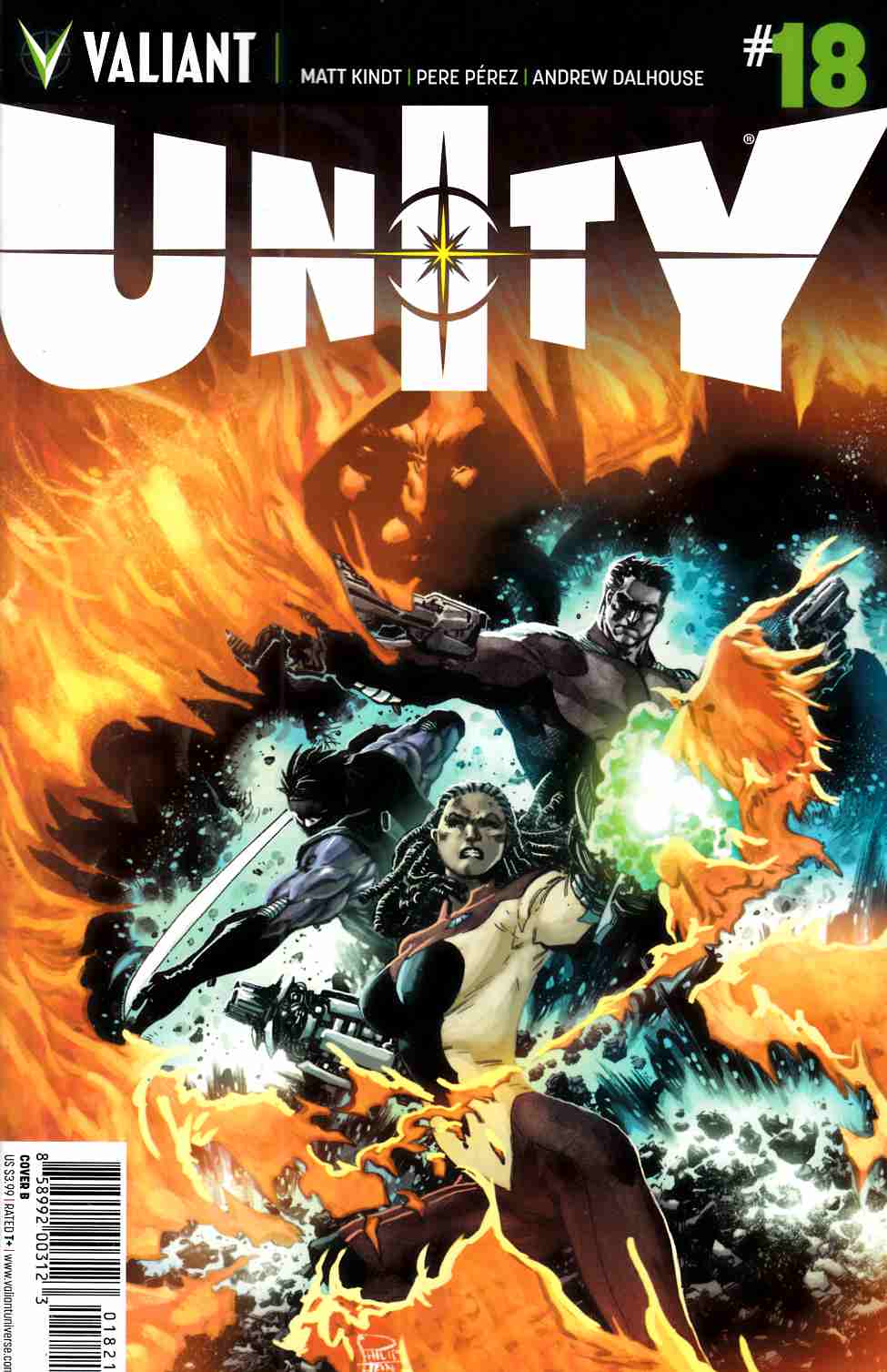 Unity #18 Cover B- Tan [Valiant Comic] THUMBNAIL