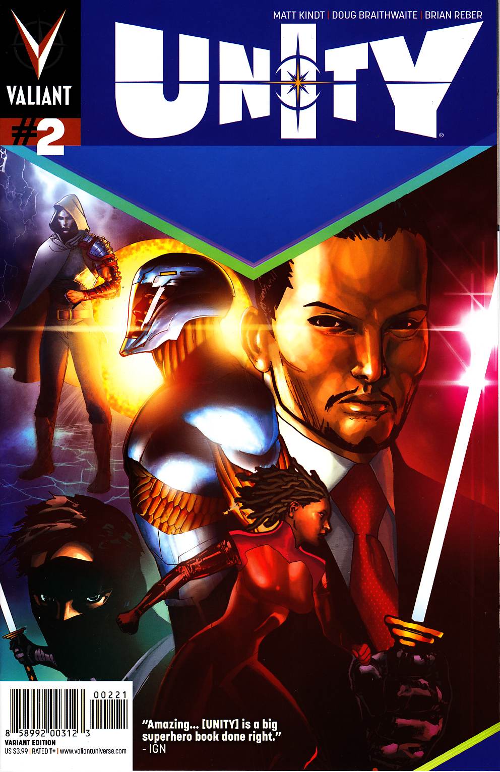 Unity #2 Foreman Variant Cover [Valiant Comic] THUMBNAIL