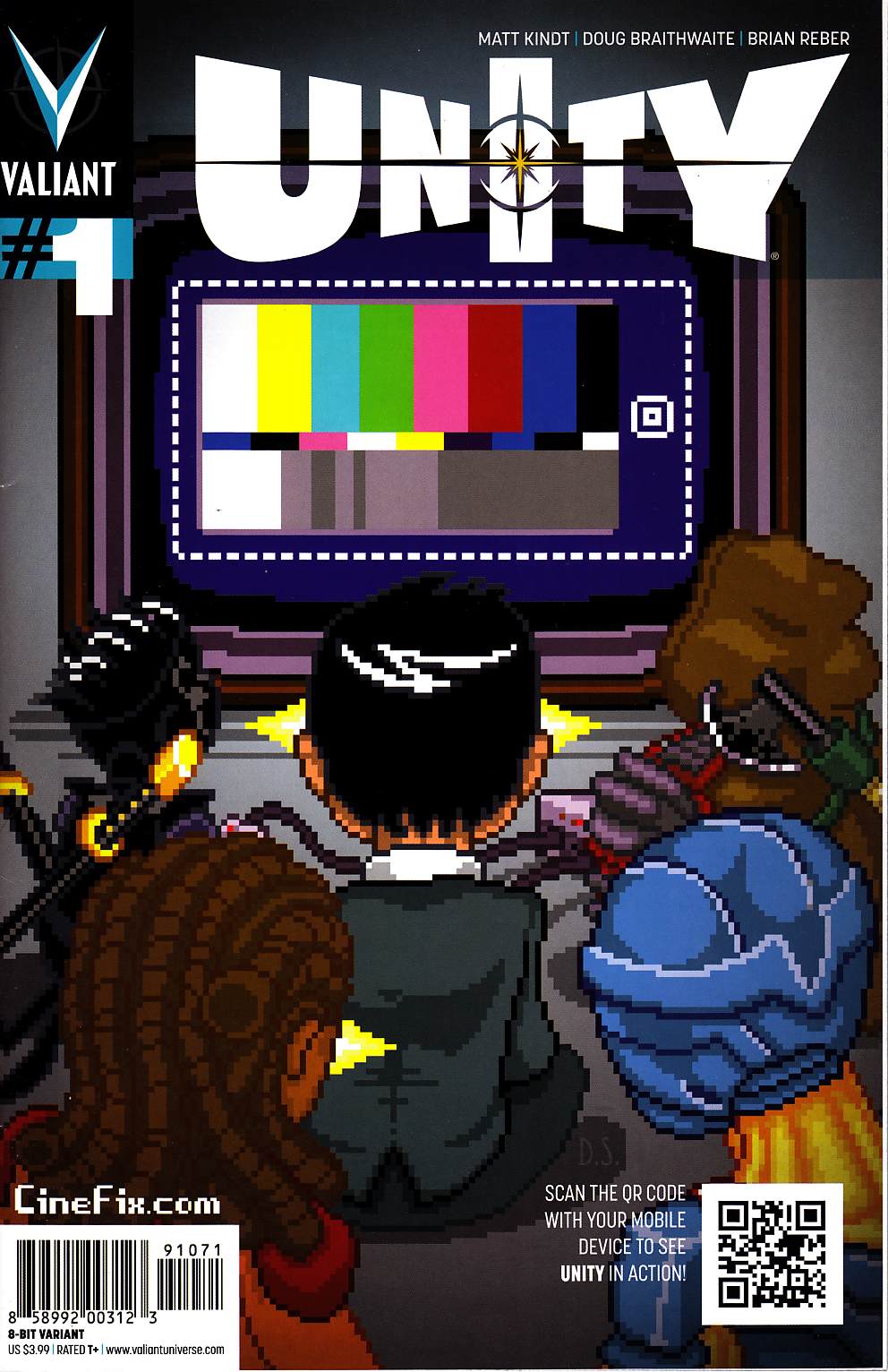 Unity #1 Cover G- 8-Bit Evolution [Valiant Comic] LARGE