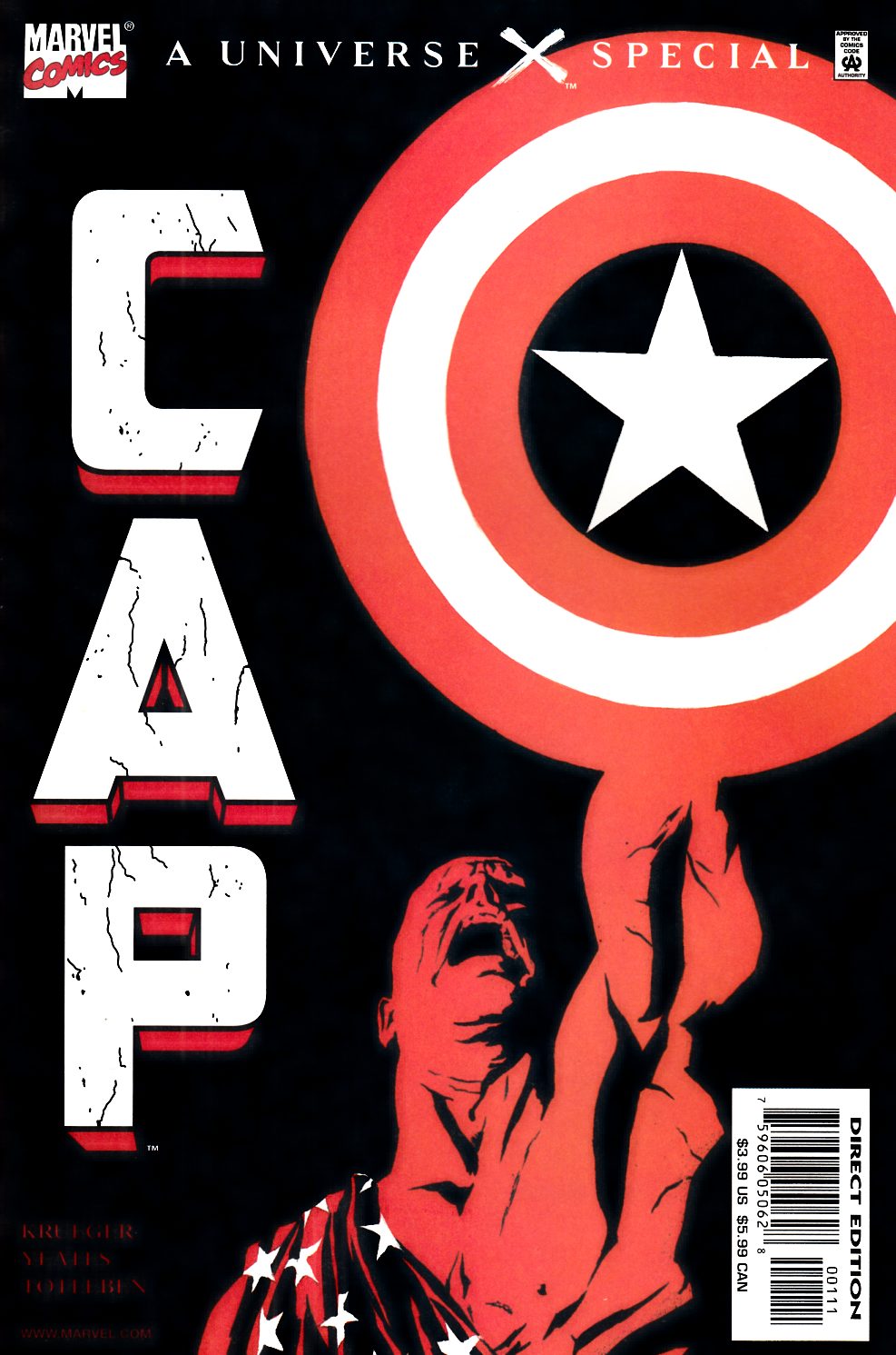 Universe X Cap #1 Very Fine (8.0) [Marvel Comic] THUMBNAIL