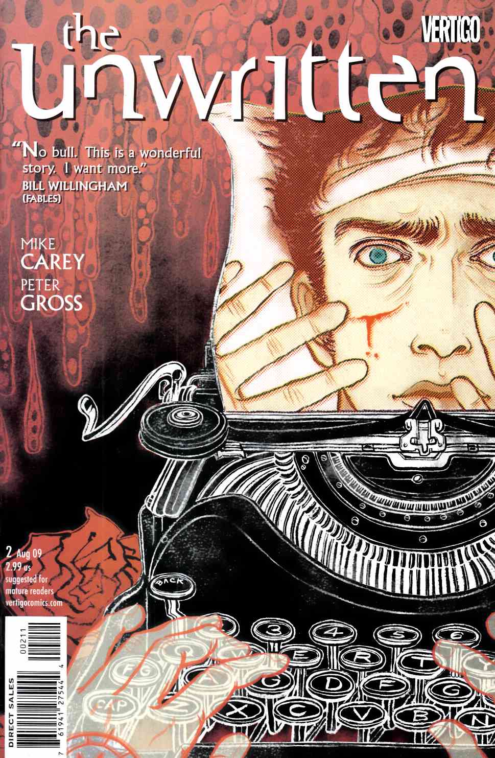 Unwritten #2 Near Mint (9.4) [DC Comic] THUMBNAIL