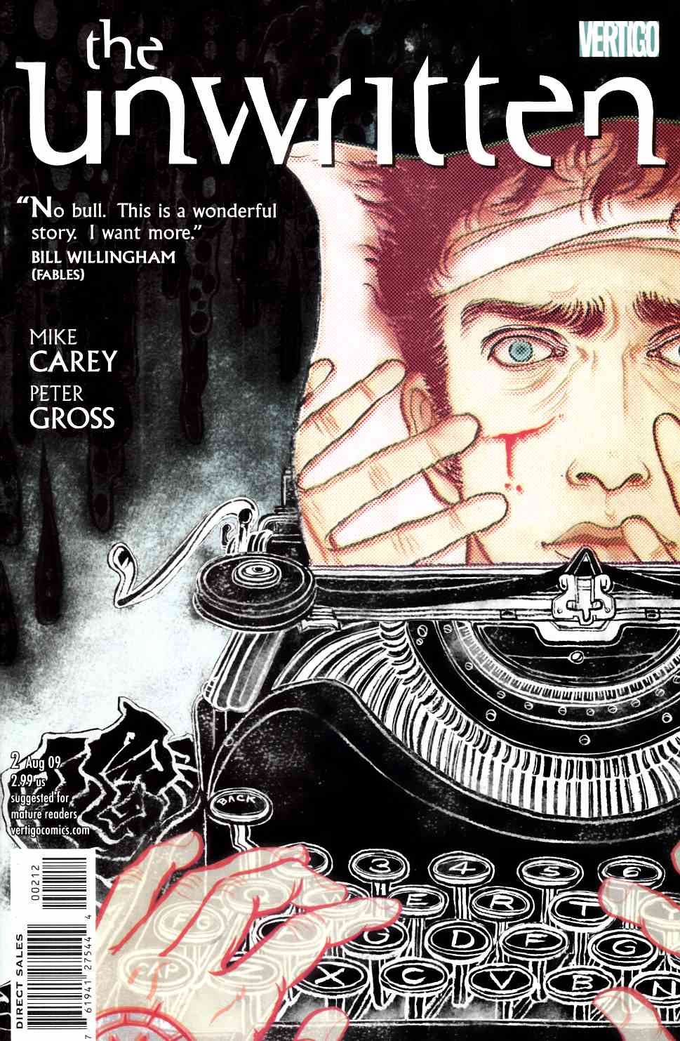 Unwritten #2 Second Printing Very Fine (8.0) [DC Comic] THUMBNAIL