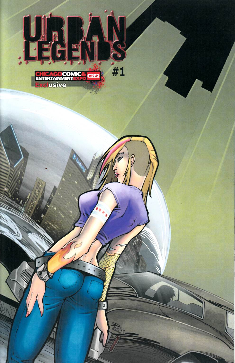 Urban Legends #1 C2E2 Variant Cover Near Mint (9.4) [4 Eyed Comic] THUMBNAIL