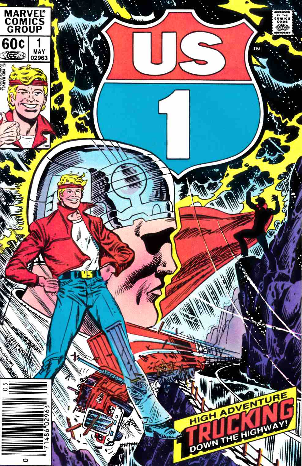 U.S. 1 #1 Newsstand Edition Very Fine (8.0) [Marvel Comic] THUMBNAIL