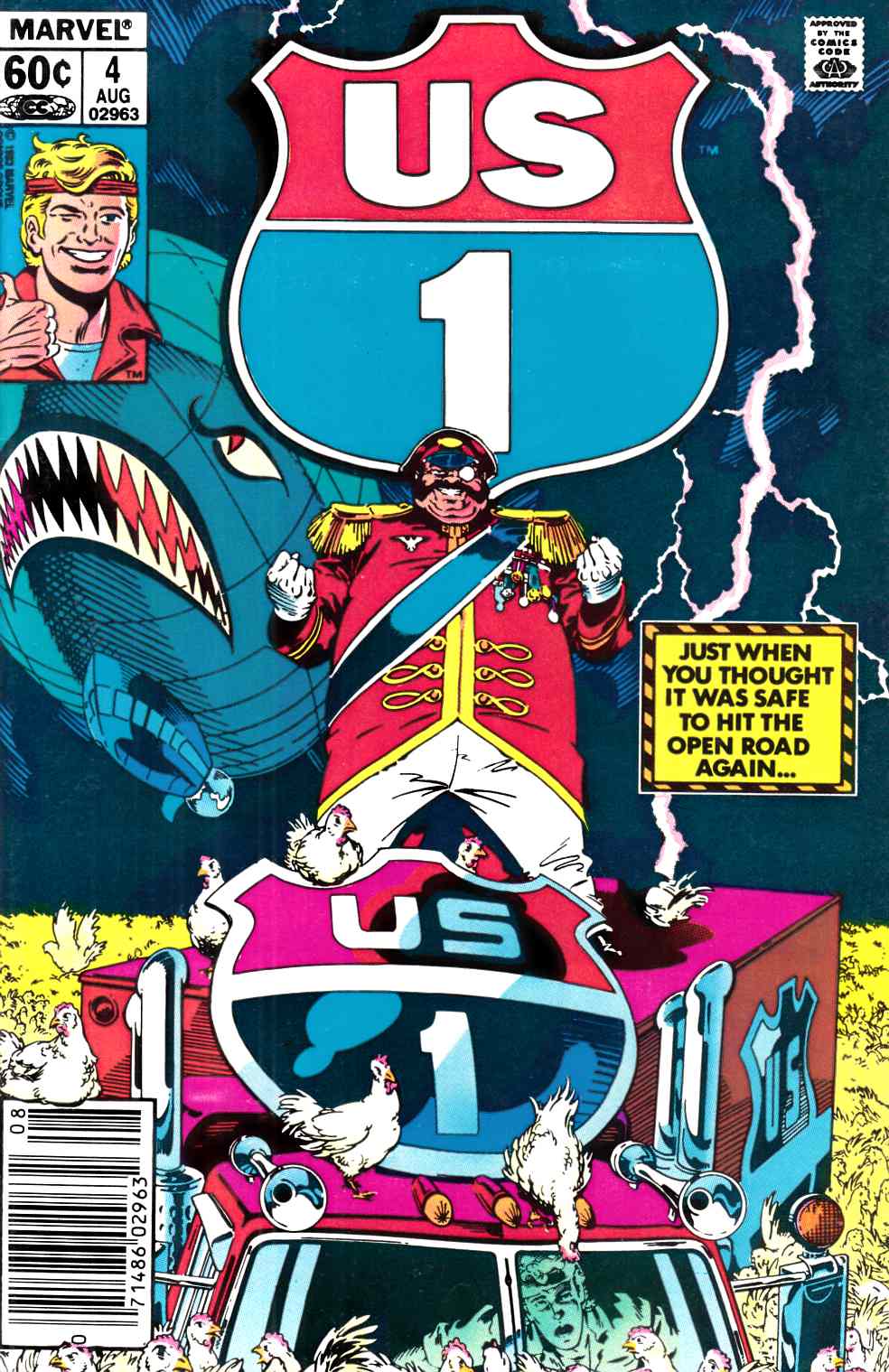 U.S. 1 #4 Newsstand Edition Fine (6.0) [Marvel Comic] THUMBNAIL