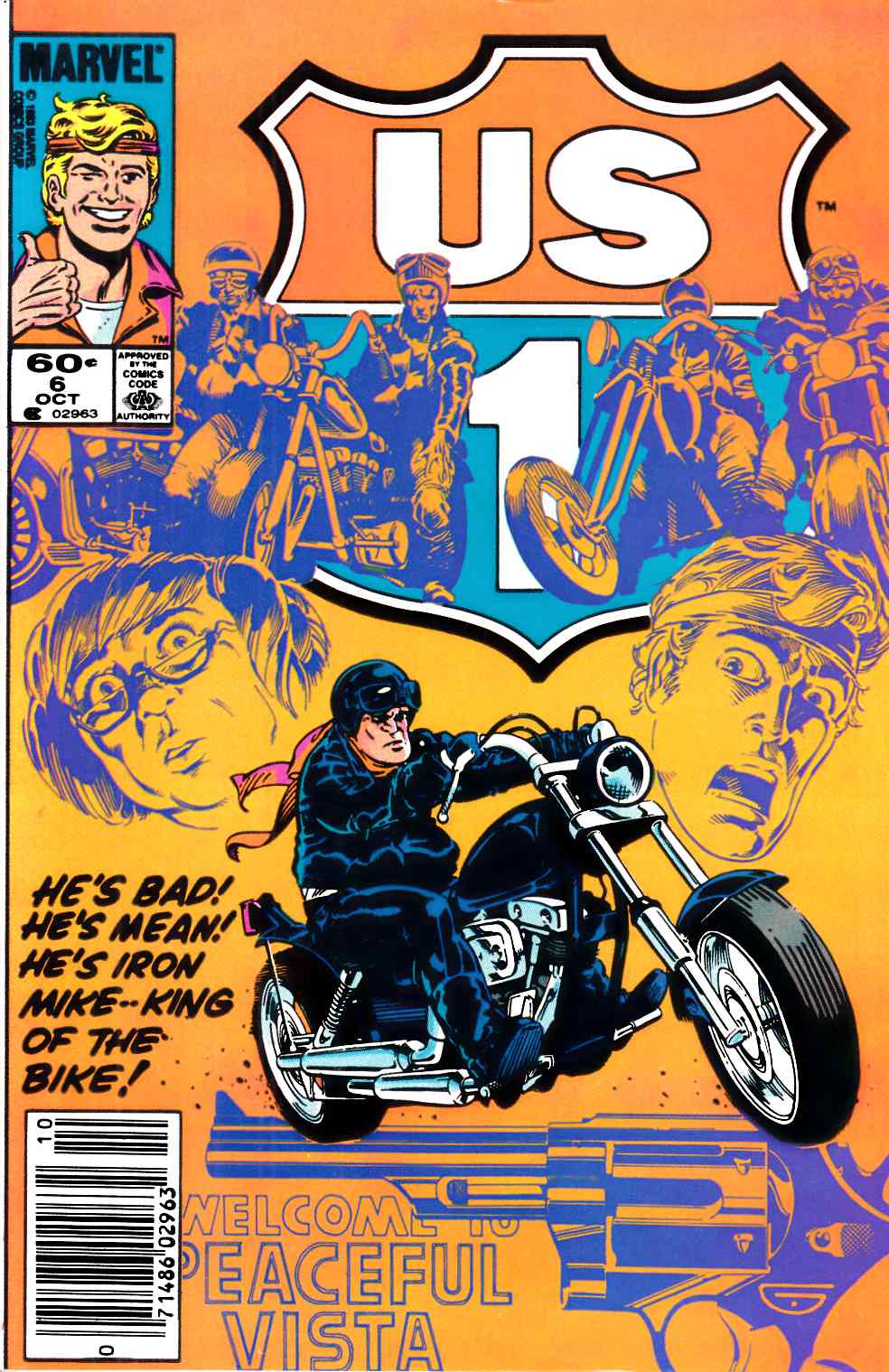 U.S. 1 #6 Newsstand Edition Very Fine (8.0) [Marvel Comic] THUMBNAIL