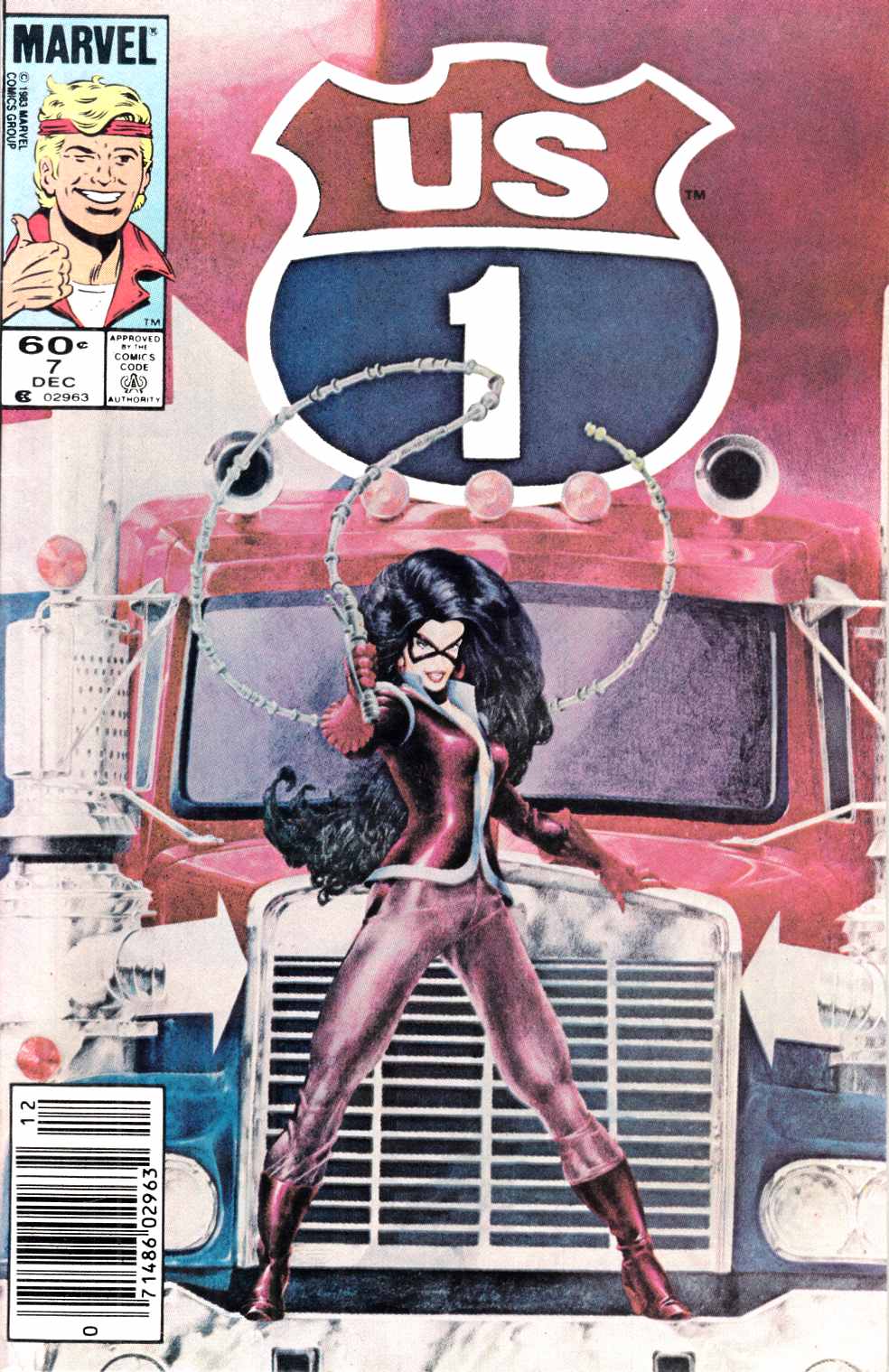U.S. 1 #7 Newsstand Edition Very Fine (8.0) [Marvel Comic] THUMBNAIL