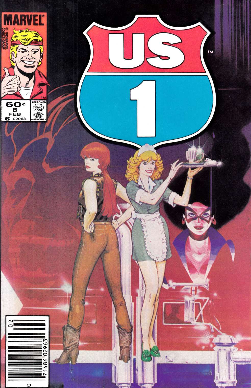 U.S. 1 #8 Newsstand Edition Very Fine (8.0) [Marvel Comic] THUMBNAIL