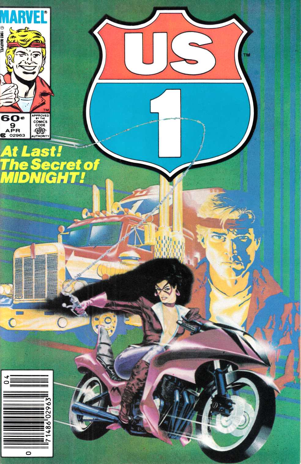 U.S. 1 #9 Newsstand Edition Very Fine (8.0) [Marvel Comic] THUMBNAIL