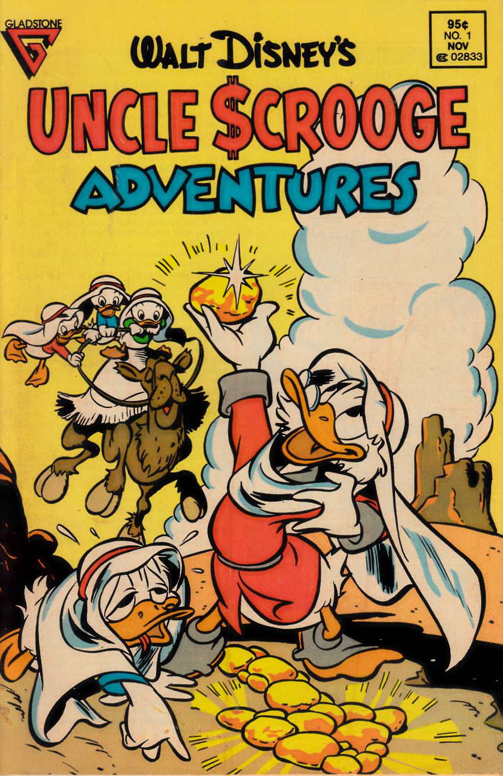 Uncle Scrooge Adventures #1 Fine Minus (5.5) [Gladstone Comic] THUMBNAIL