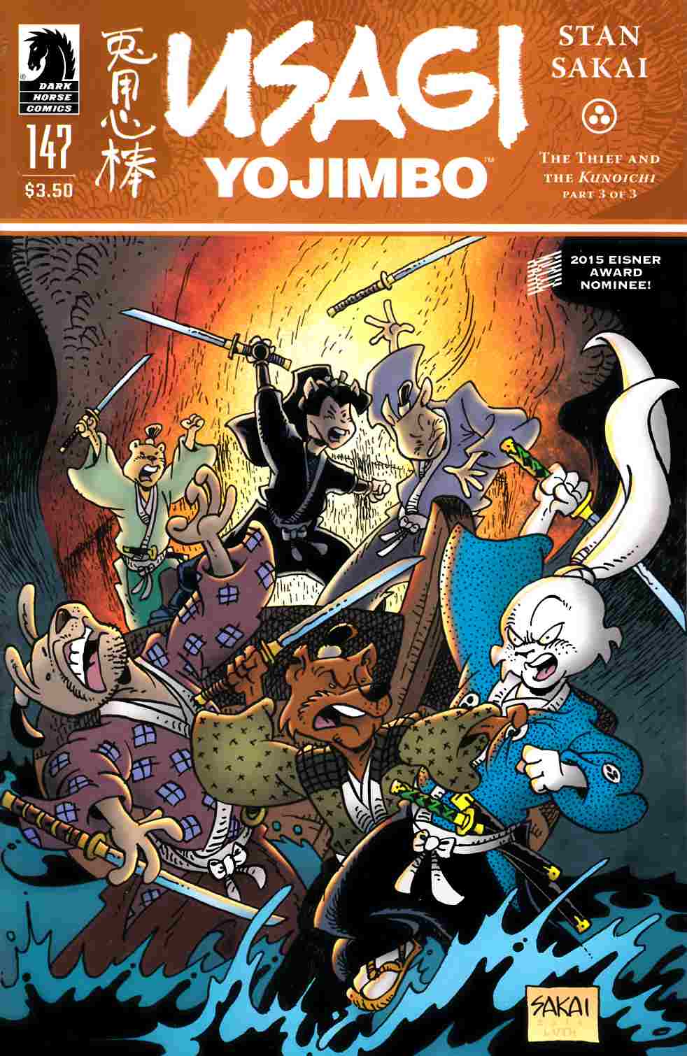 Usagi Yojimbo #147 Very Fine (8.0) [Dark Horse Comic] LARGE