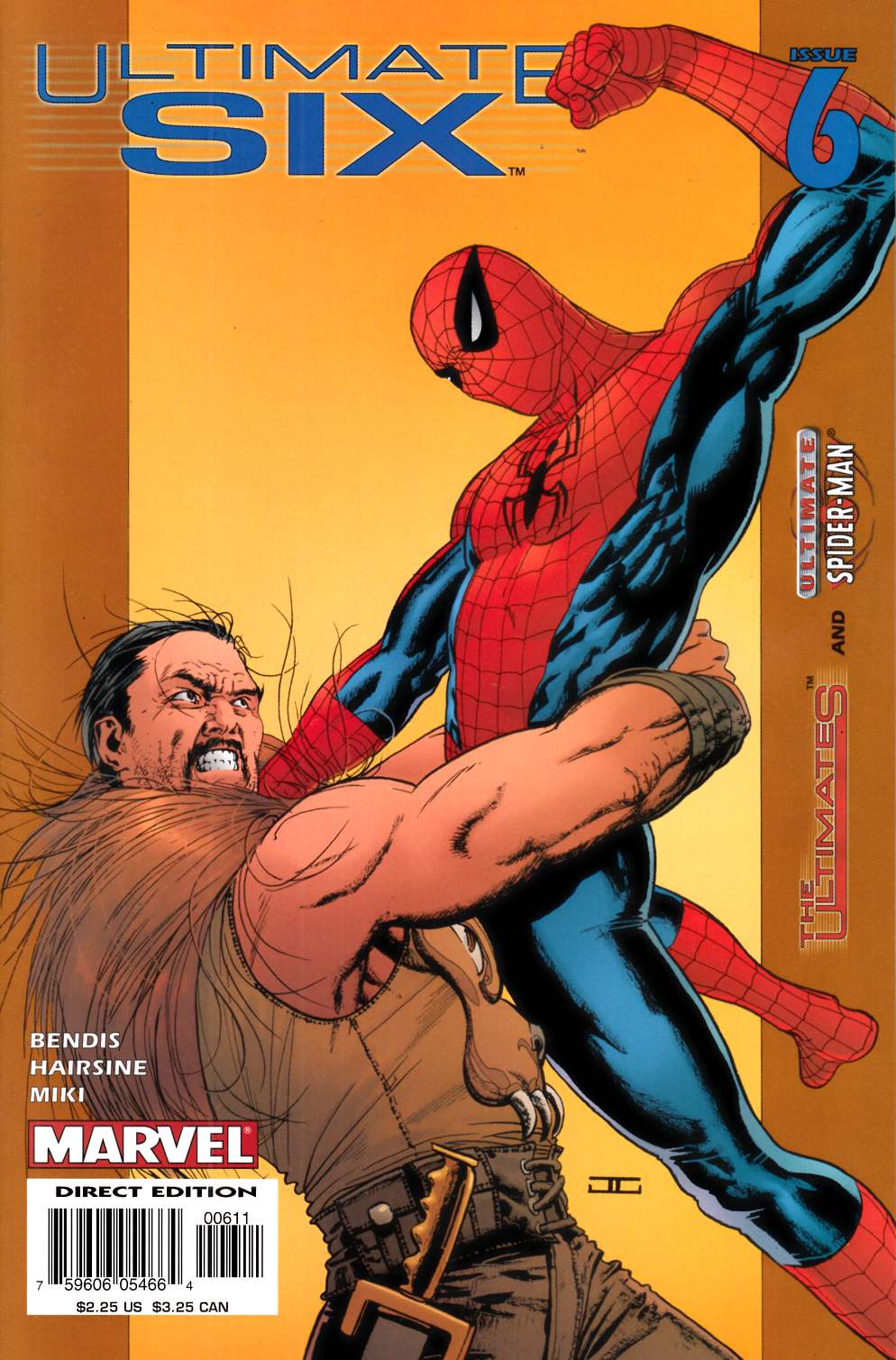 Ultimate Six #6 Near Mint (9.4) [Marvel Comic] LARGE