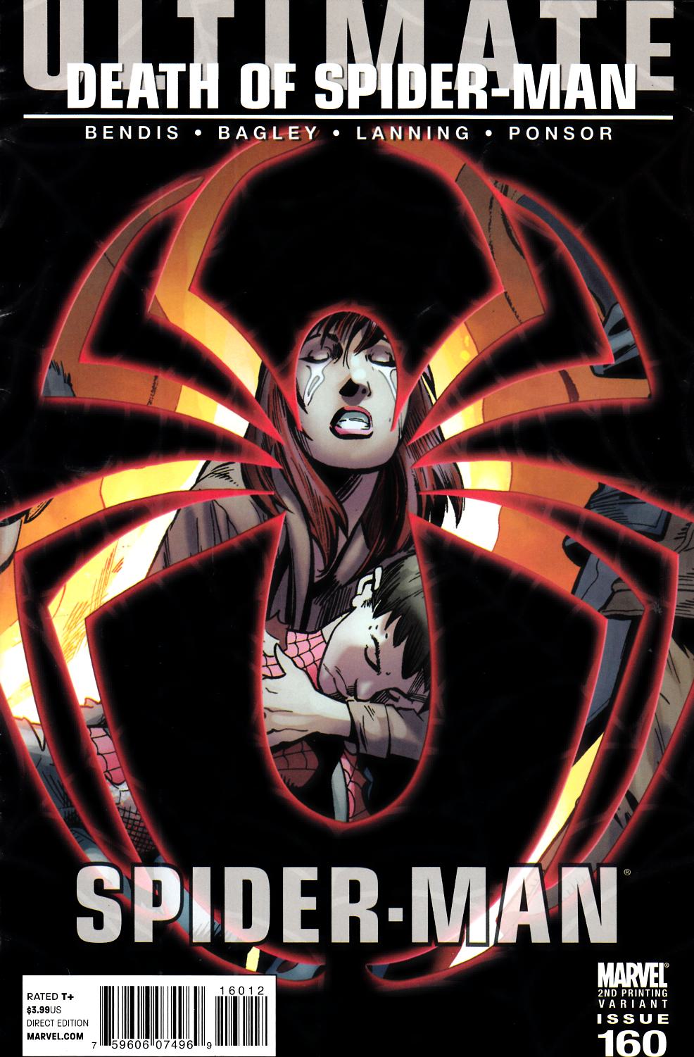 Ultimate Comics Spider-Man #160 Second Printing Fine (6.0) [Marvel Comic] LARGE