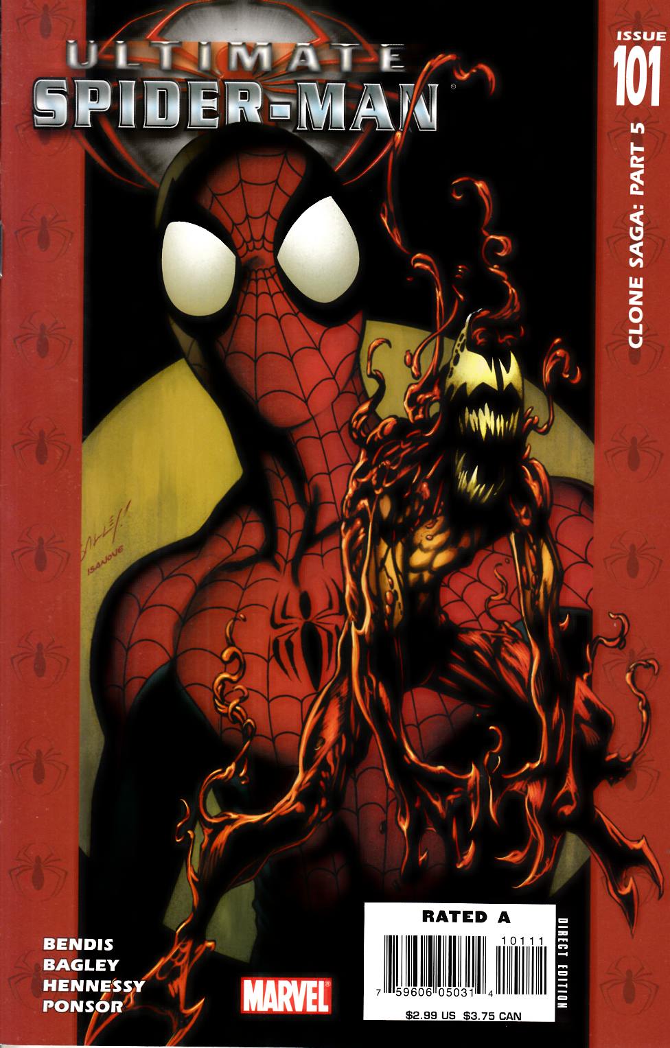 Ultimate Spider-Man #101 Very Fine (8.0) [Marvel Comic] THUMBNAIL